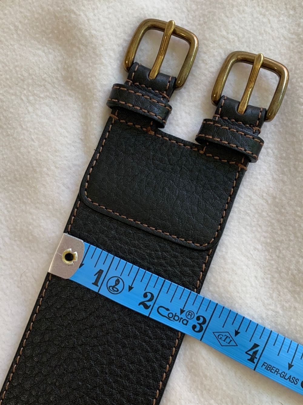 Ann Taylor Loft Wide Double Buckle Belt - Picture 9 of 11